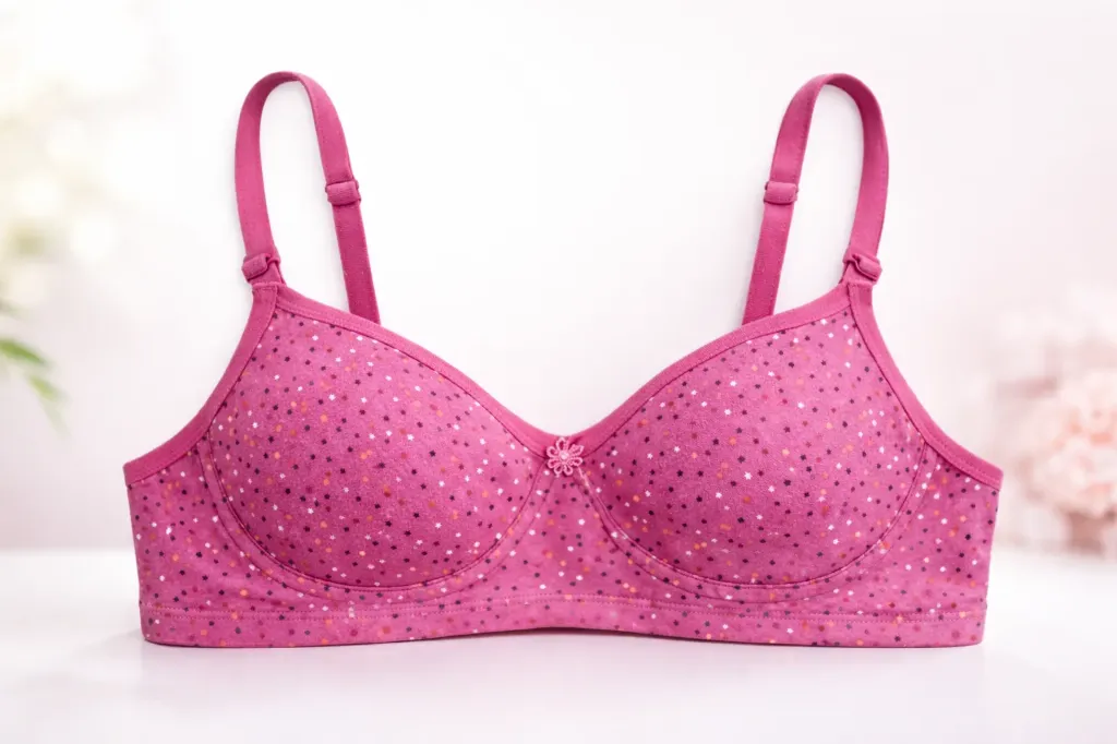 Seamless Bra print (34, BABY PINK)