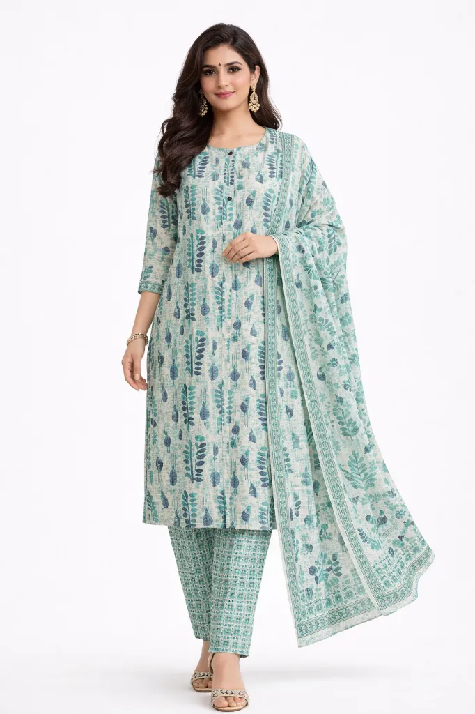 3PC Daily wear Set (M, MAROON)