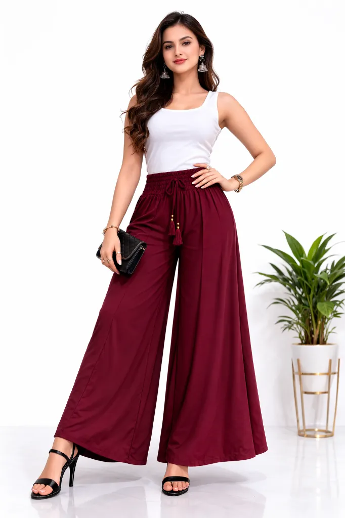 Women Reyon Soft Palazzo