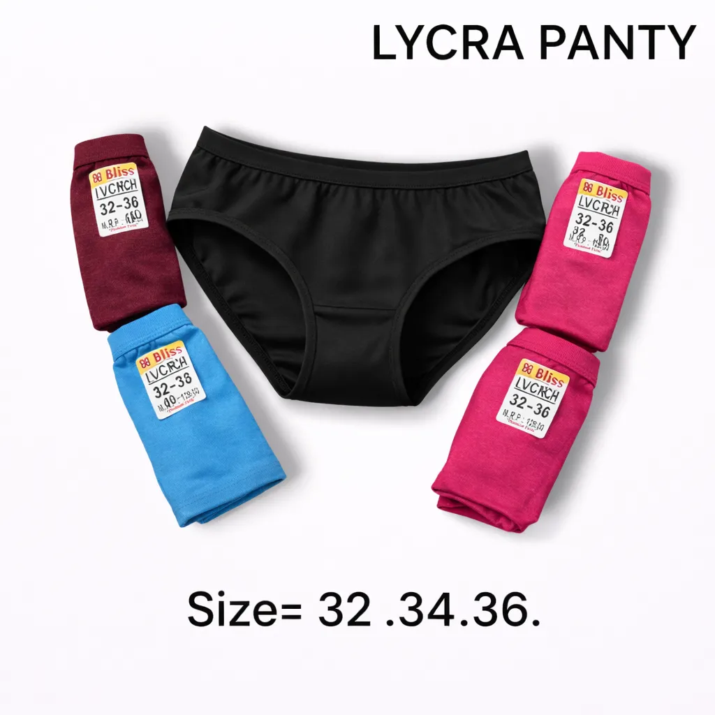 Women Lycra plane panties (M(85), PINK)