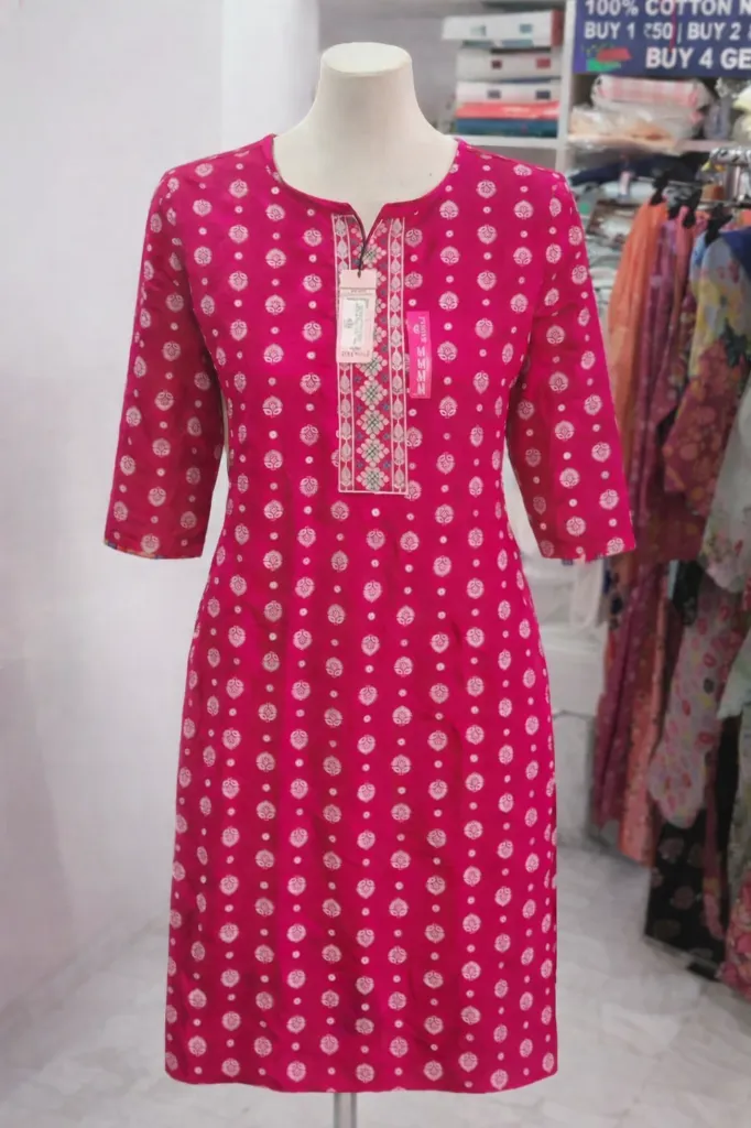Embroedered Women kurti (GRAYY, M)