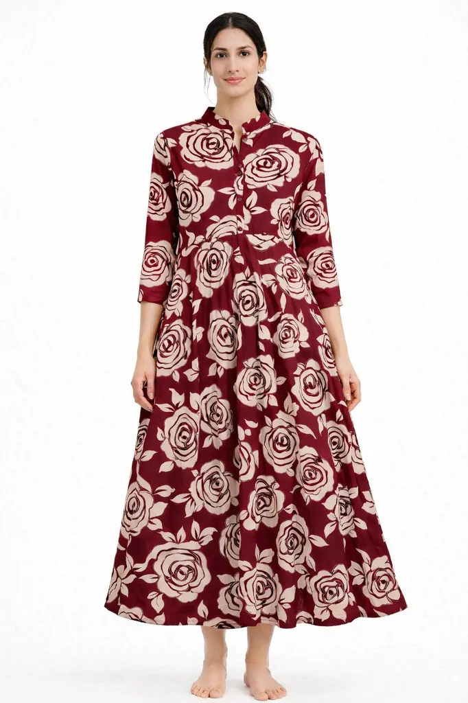 Floral Swing Cord Top