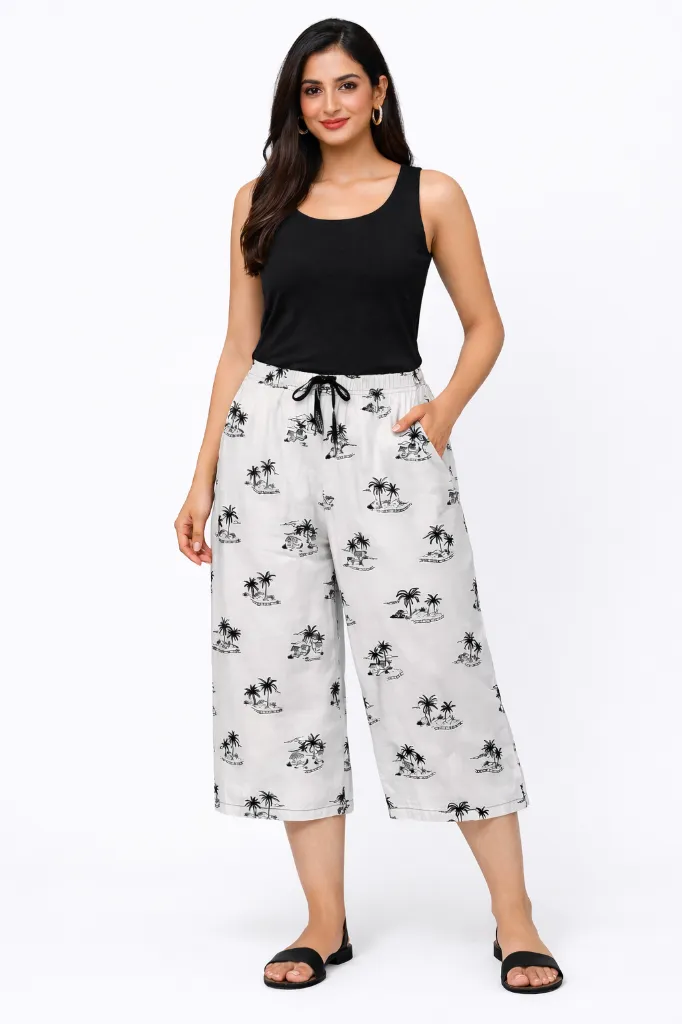 Women pocket HALF Plazzo