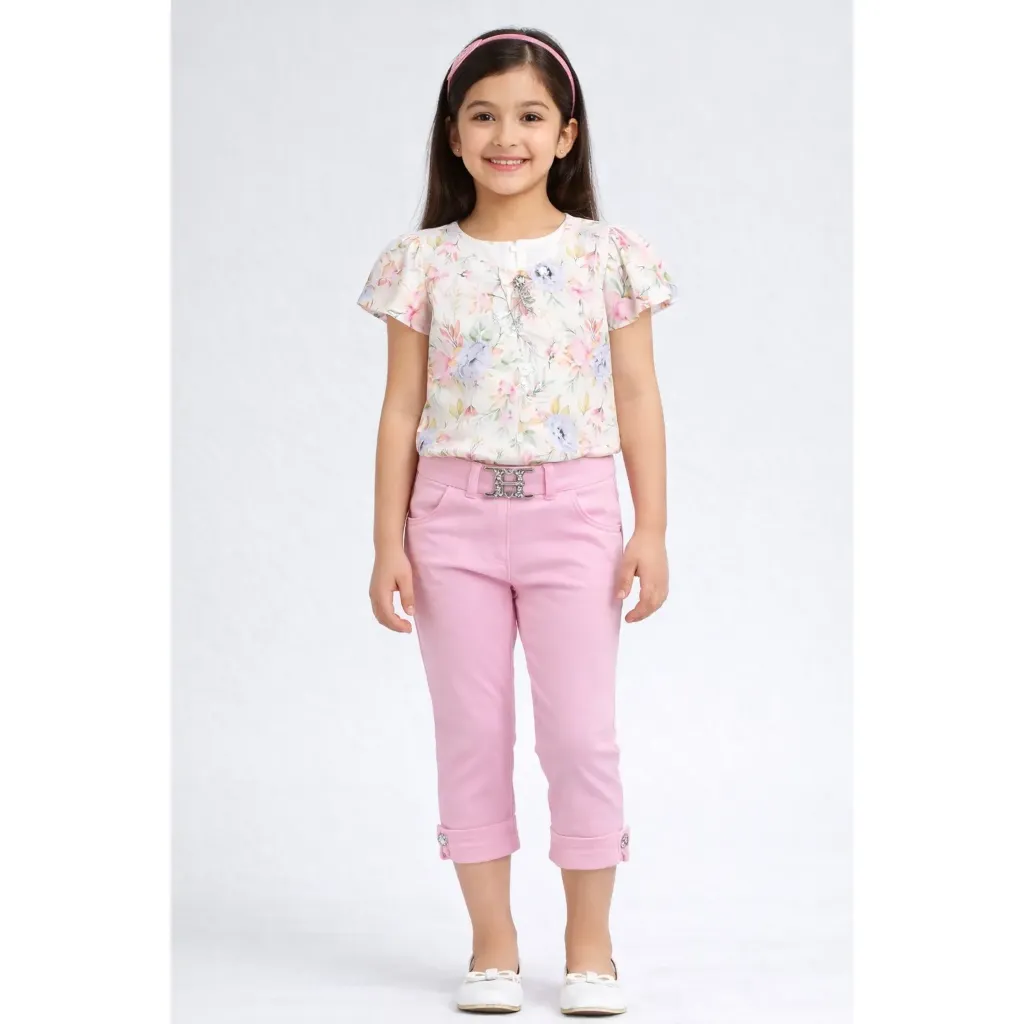 GIRL TOP & PANT SET