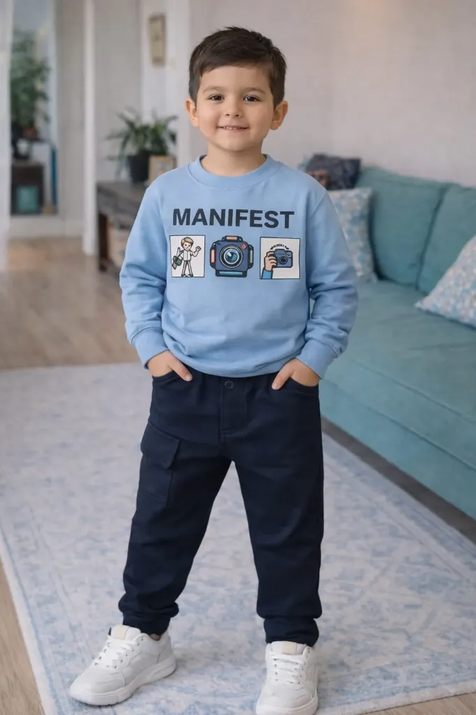 T-Shirt pant (BLUE &BLACK)