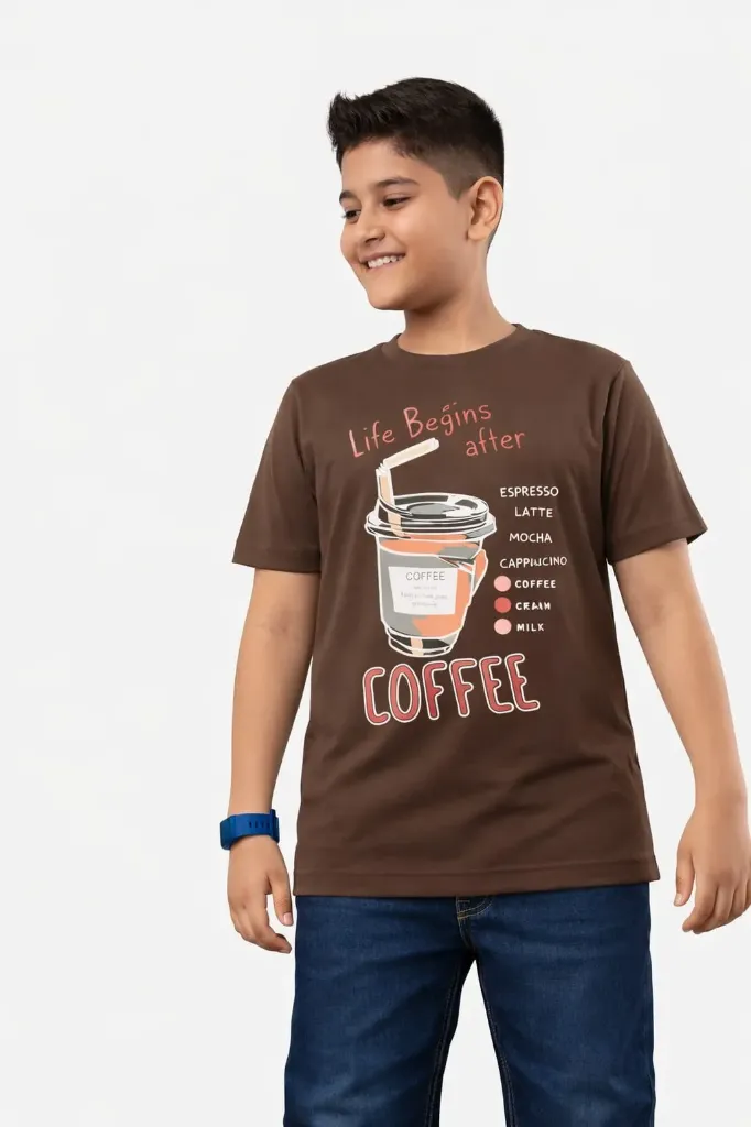 BOYS Round t -shirt