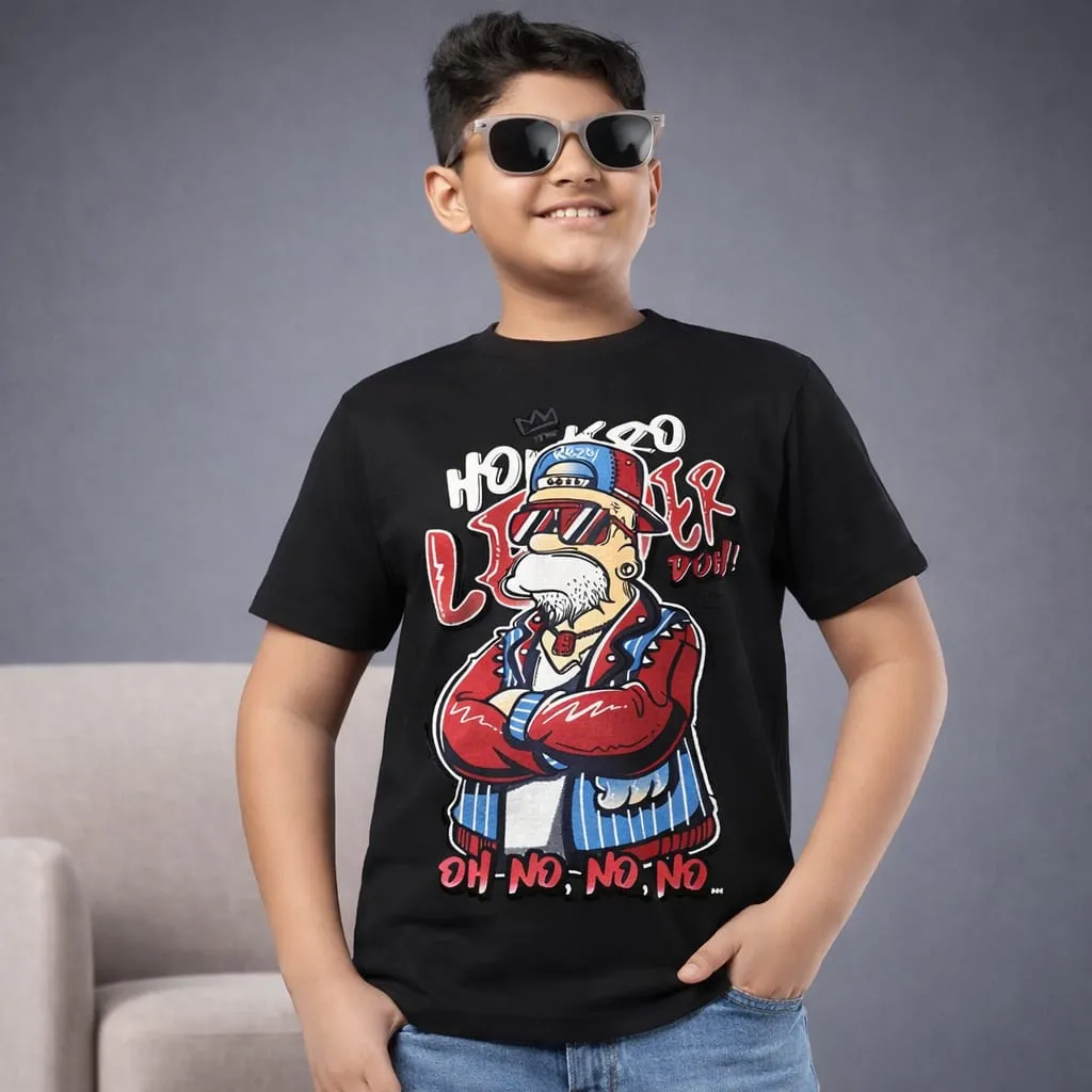 Round t shirt (Black)