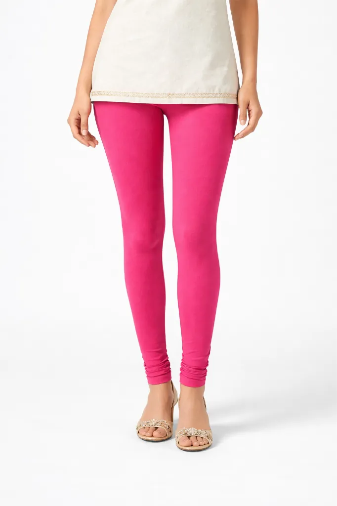 Women Churidar Leggins (XL, White)