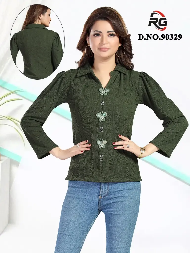 Western top (M, CREAM)